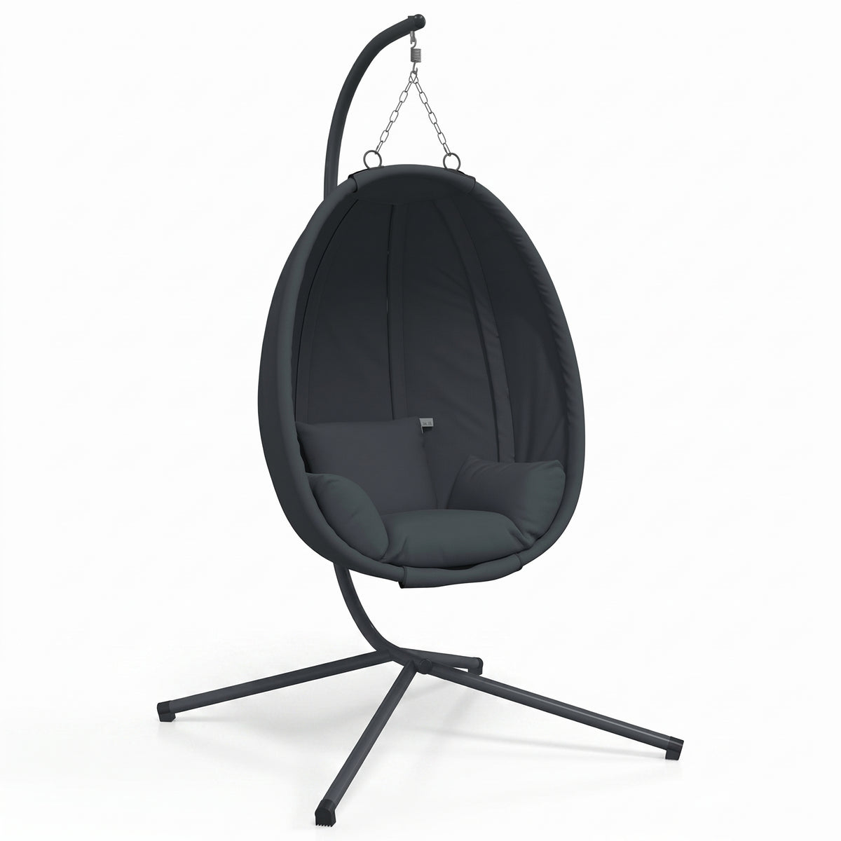 Le Cap-Ferrat, Fauteuil Suspendu en Tissu Anthracite | Summerbed