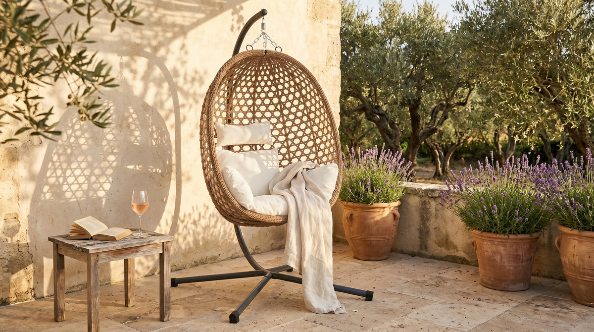 Le Lubéron, Fauteuil Suspendu Polyrotin Naturel | Summerbed